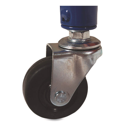 Heavy-Duty Deluxe Ball Cart, Metal, 132 lb Capacity, 17.5 x 59 x 35.75, Blue