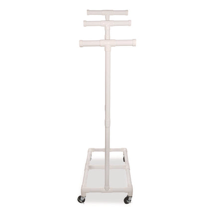 Jump Rope and Hoop Cart, Plastic, 19 x 28 x 69, White