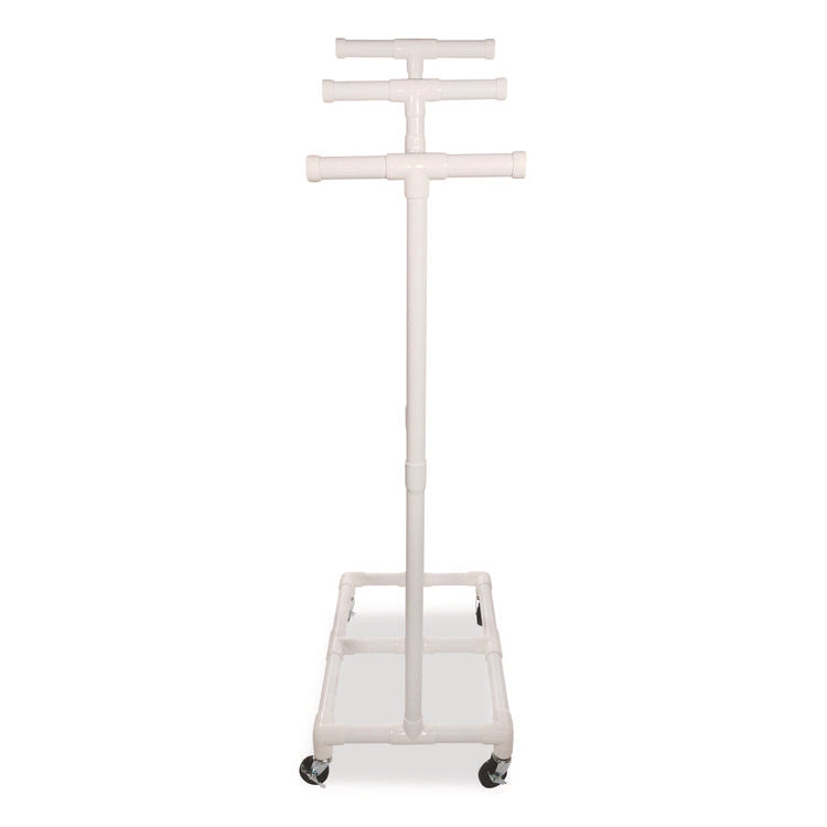 Jump Rope and Hoop Cart, Plastic, 19 x 28 x 69, White