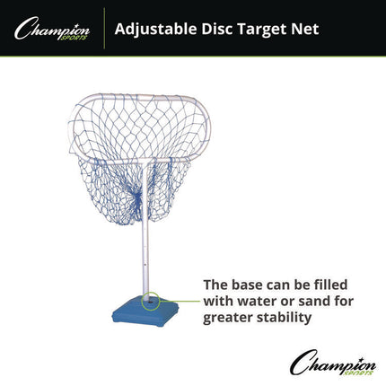 Disc Target Game Net, 30" x 12" x 24" to 36" h