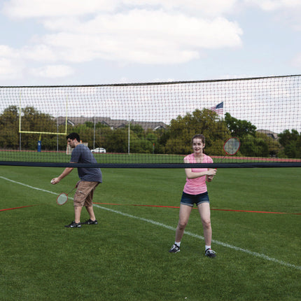 Deluxe Volleyball/Badminton Tournament Set, (4) Rackets/(2) Shuttlecocks/(2) Birdies/Net/Pump/Volleyball