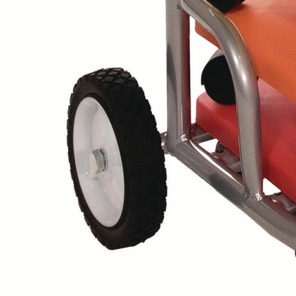 Scooter Storage Cart, Metal, 132 lb Capacity, 16 x 32 x 48, Silver
