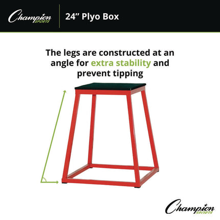 Plyo Box, 24" h, 21 x 21 Base