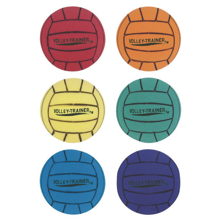 Ultra Foam Volleyball Set, Assorted Colors, 6/Set