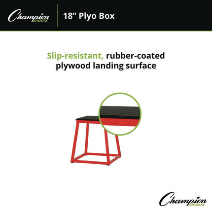 Plyo Box, 18" h, 18 x 18 Base