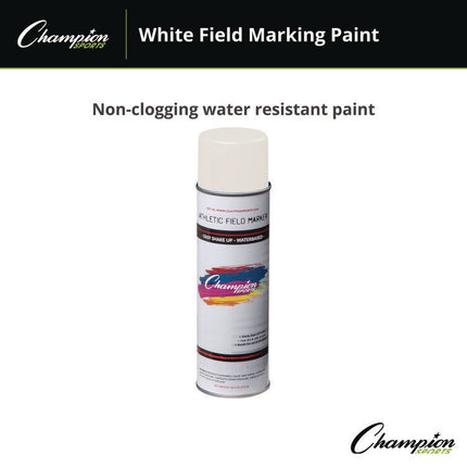 Field Marking Paint, 18 oz Aerosol Spray, White
