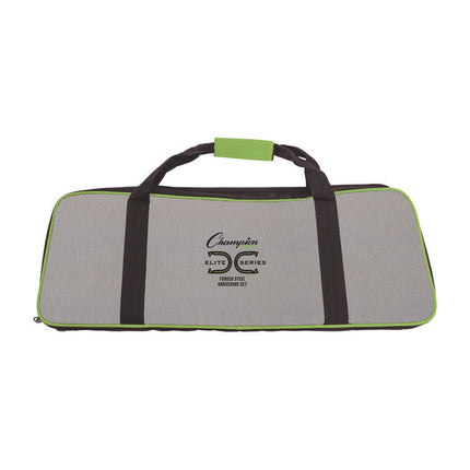 Forged Steel Horseshoe Set, 4 Horseshoes/2 Stakes/Carry Bag/Rules Sheet