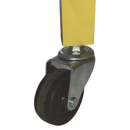 Half Size Lockable Ball Locker, Metal, 132 lb Capacity, 29 x 27 x 31, Yellow