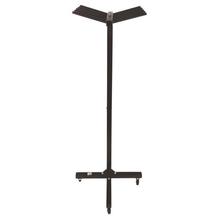 Portable Jump Rope Metal Rack, 23" x 23" x 65", Black