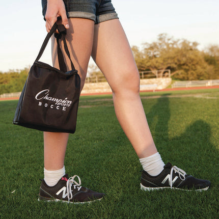 Deluxe Bocce Tournament Set, 4.25" dia Balls, Assorted Colors