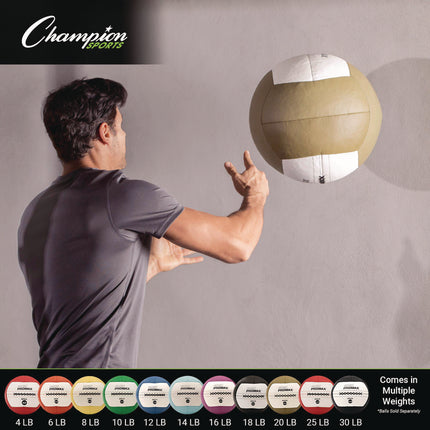 Rhino Promax Medicine Ball, 4 lb, Red