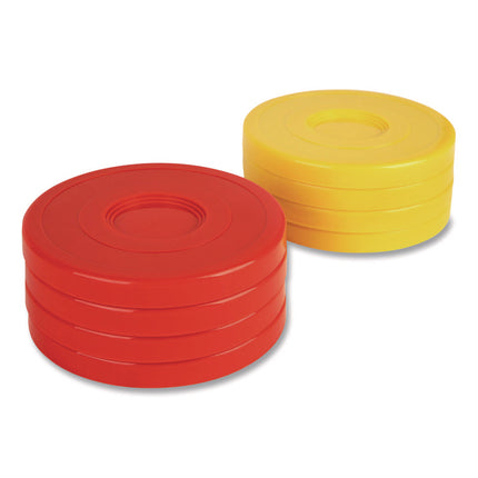 Economy Shuffleboard Set, 15-ft Court, Four 51" Cues, Eight Discs