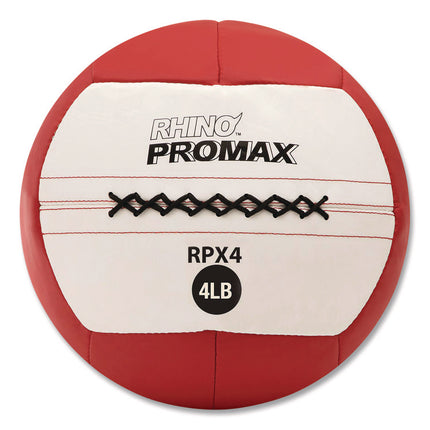 Rhino Promax Medicine Ball, 4 lb, Red