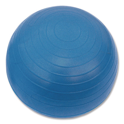 Kid's Ball Chair, Supports Up to 264 lb, 12.5" Seat Height, Blue Seat, Silver Base