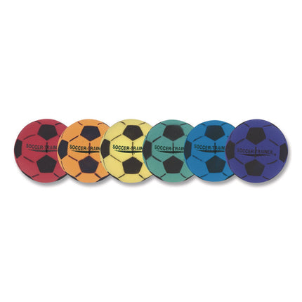 Ultra Foam Soccer Ball Set, Assorted Colors, 6/Set