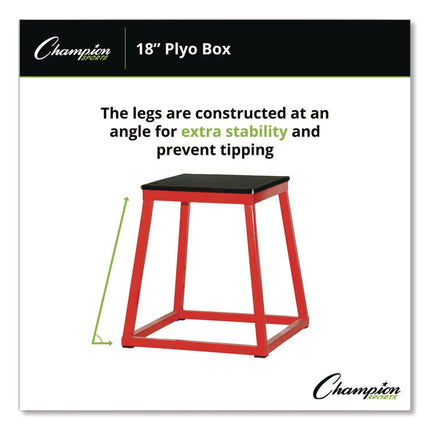 Plyo Box, 18" h, 18 x 18 Base