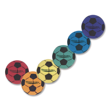 Ultra Foam Soccer Ball Set, Assorted Colors, 6/Set