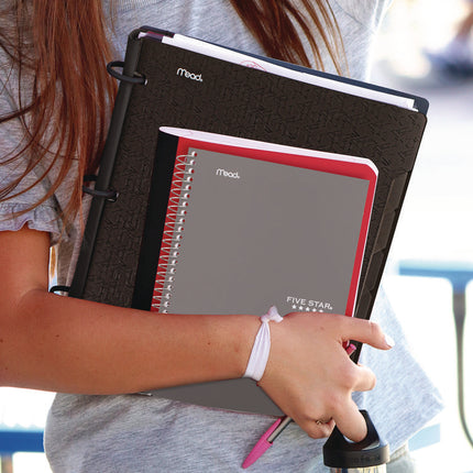 Wirebound Notebook, 5-Subject, Medium/College Rule, Randomly Assorted Cover Color, (150) 9.5 x 7.25 Sheets