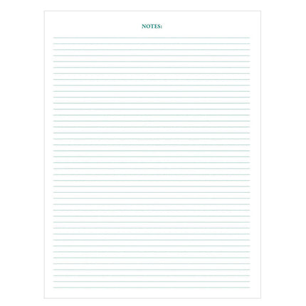 100% Recycled MonoBright Monthly/Weekly Planner, 11 x 8.5, Green/Gold Cover, 12-Month (July to June): 2024 to 2025