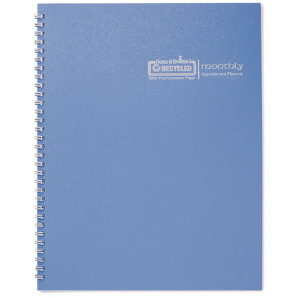 Seasonal Monthly Planner, Illustrated Seasons Artwork, 10 x 7, Light Blue Cover, 12-Month (Jan to Dec): 2025
