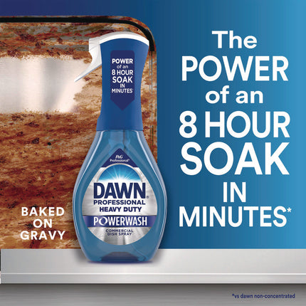 Heavy Duty Powerwash Commercial Dish Spray, 16 oz, 6 Pack: 1 Starter Kit Plus 5 Refills