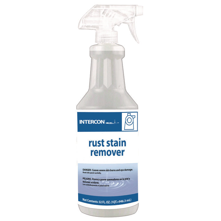 Rust Stain Remover, 32 oz Trigger Spray Bottle, 6/Carton