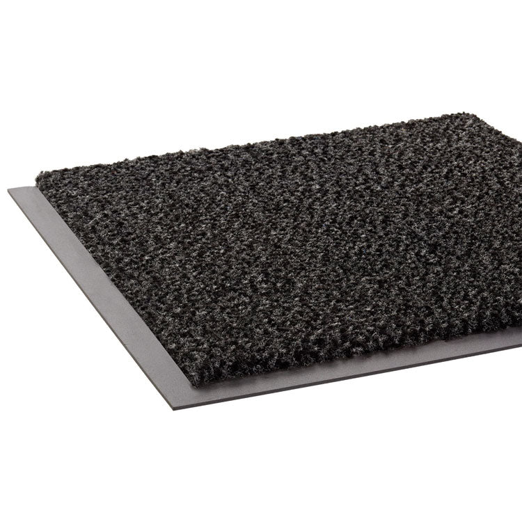 Dust-Star Microfiber Wiper Mat, 36 X 120, Charcoal