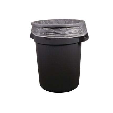 High-Density Waste Can Liners, 45 gal, 11 mic, 40" x 48", Natural, 250/Carton