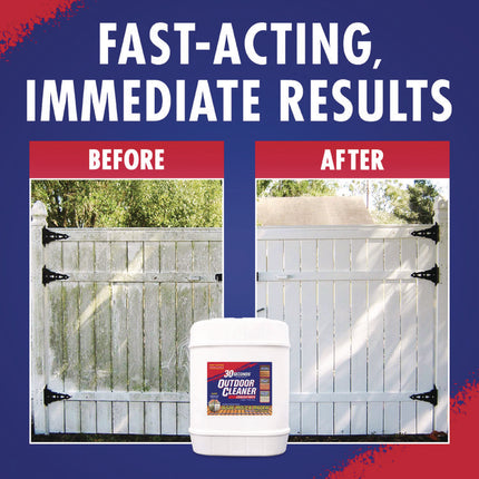 30 Second Outdoor Cleaner, Clean Scent, 1 gal Bottle