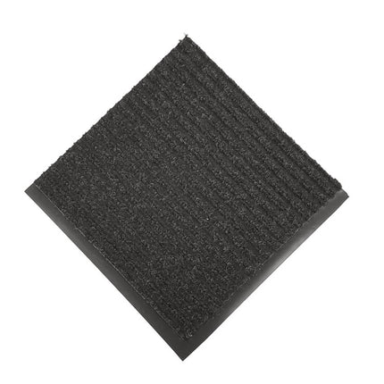 Needle-Rib Wiper/scraper Mat, Polypropylene, 36 X 48, Charcoal
