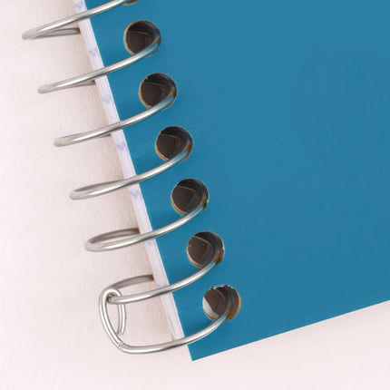 Wirebound Notebook, 2-Subject, Medium/College Rule, Assorted Cover Colors (Set 4), (80) 9.5 x 6.52 Sheets, 6/Pack