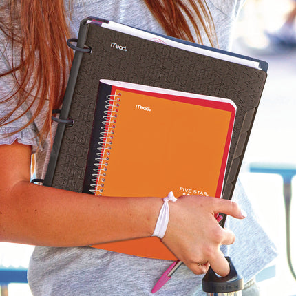 Wirebound Notebook, 5-Subject, Medium/College Rule, Assorted Cover Colors (Set 4), (150) 9.5 x 6.63 Sheets, 6/Pack
