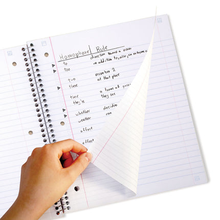 Wirebound Notebook, 3-Subject, Wide/Legal Rule, Assorted Cover Colors (Set 7), (150) 10.5 x 8.63 Sheets, 3/Pack