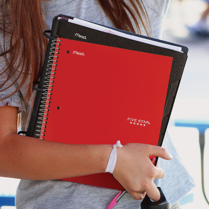 Wirebound Notebook, 3-Subject, Wide/Legal Rule, Assorted Cover Colors (Set 7), (150) 10.5 x 8.63 Sheets, 3/Pack