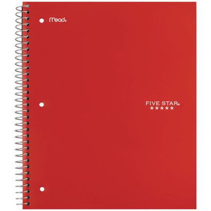 Wirebound Notebook, 3-Subject, Wide/Legal Rule, Assorted Cover Colors (Set 7), (150) 10.5 x 8.63 Sheets, 3/Pack