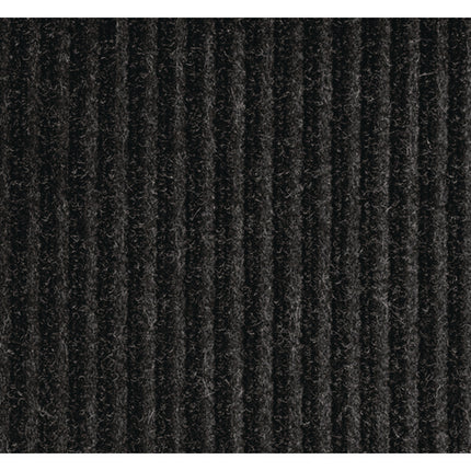 Needle Rib Wipe And Scrape Mat, Polypropylene, 36 X 60, Charcoal