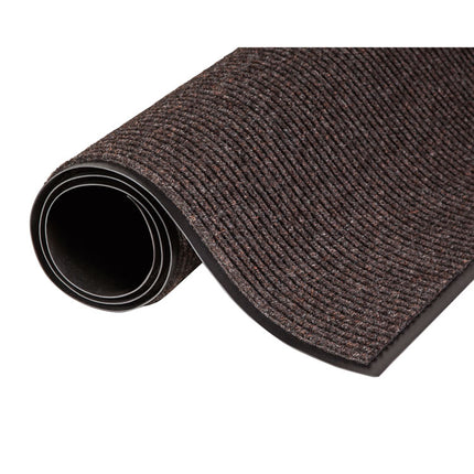 Needle Rib Wipe And Scrape Mat, Polypropylene, 36 X 120, Brown