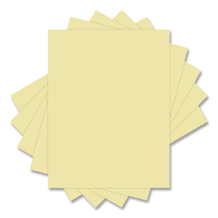 Deluxe Colored Paper, 20 lb Bond Weight, 8.5 x 11, Canary, 500/Ream