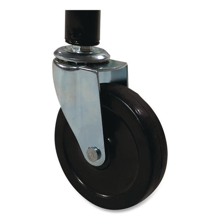 Double-Sided Lockable Ball Locker, Metal, 176 lb Capacity, 24 x 59 x 37, Black