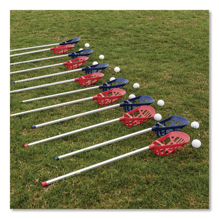 Soft Lacrosse Set, 6 Balls/12 Sticks