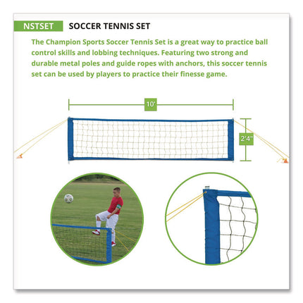 Soccer Tennis Net, 28" x 10 ft