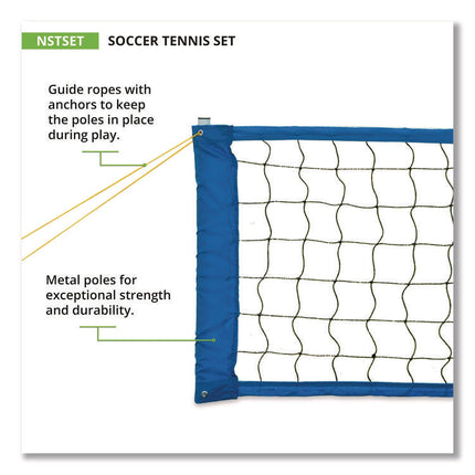 Soccer Tennis Net, 28" x 10 ft