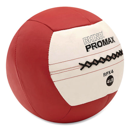 Rhino Promax Medicine Ball, 4 lb, Red