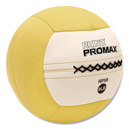 Rhino Promax Medicine Ball, 8 lb, Yellow