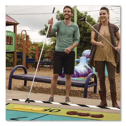 Shuffleboard Set, 4 Cues, 8 Pucks
