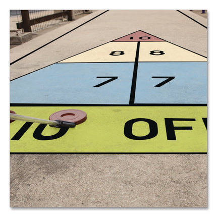 Shuffleboard Set, 4 Cues, 8 Pucks
