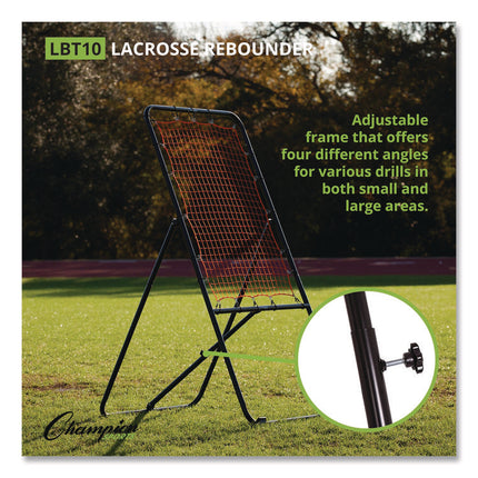 Lacrosse Ball Rebounder, 80" x 3 ft, 1.25" dia Frame