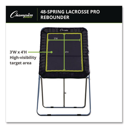 Deluxe Lacrosse Ball Rebounder, 6 ft  x 3 ft, 1.5" dia Frame