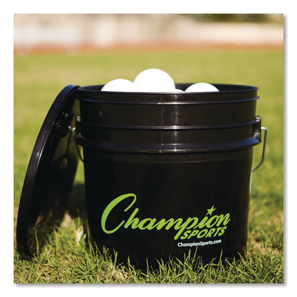 Bucket of Lacrosse Balls, Regulation Size, White, 36 Balls/Bucket