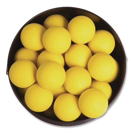 Bucket of Lacrosse Balls, Regulation Size, Yellow, 36 Balls/Bucket
